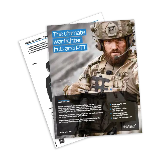 INVISIO V60II ADP flyer